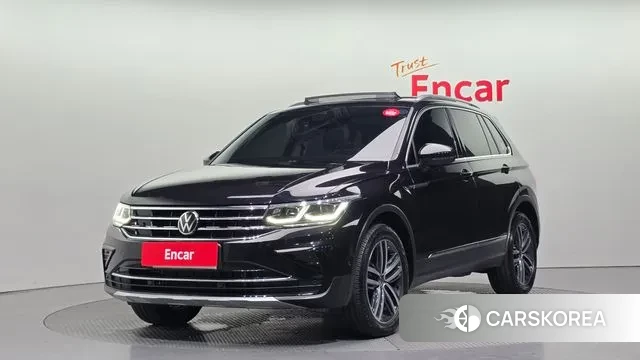 Volkswagen Tiguan second Generation 2022 Черный из Кореи