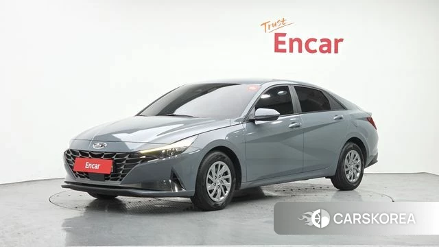 Hyundai Avante (CN7) 2021 Небесно-голубой из Кореи