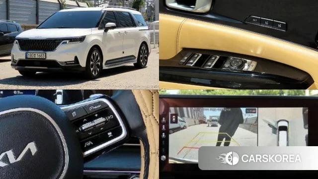 Kia Carnival 4th generation 2022 Белый из Кореи