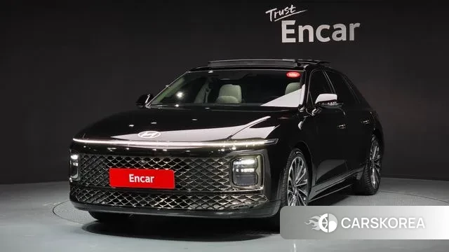 Hyundai Grandeur Hybrid (GN7) 2024 Черный из Кореи