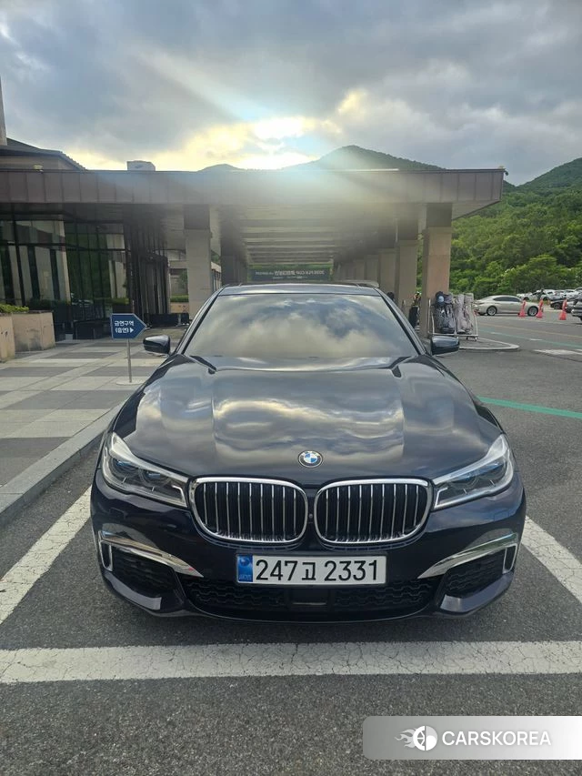 BMW 7 Series (G11) 2019 Черный из Кореи