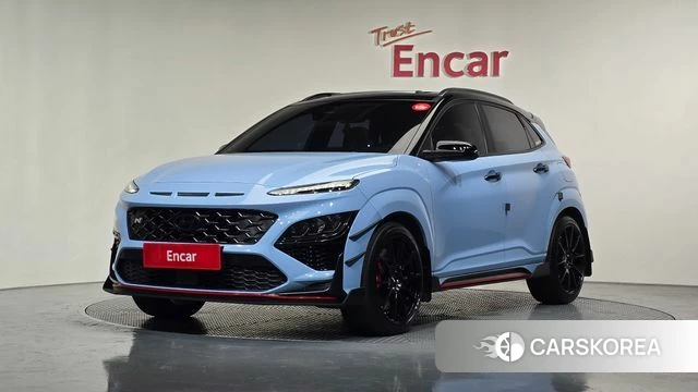 Hyundai The New Kona 2022 Небесно-голубой из Кореи