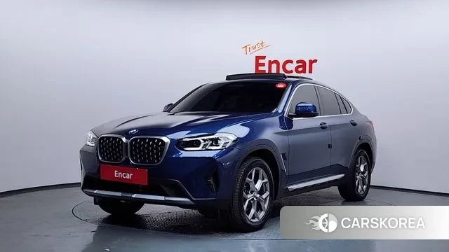 BMW X4 (G02) 2023 Синий из Кореи