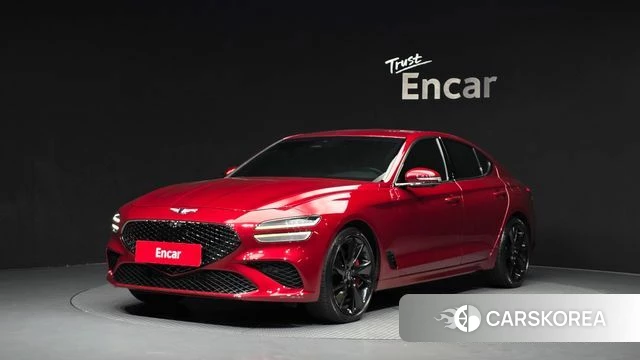 Genesis The New G70 2022 Красный из Кореи