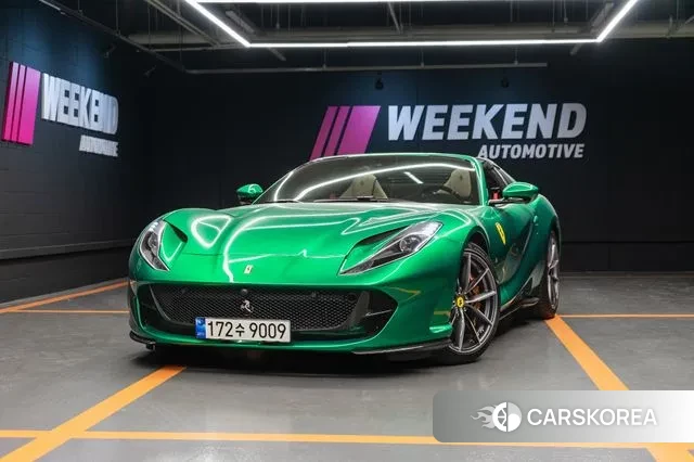 Ferrari 812 GTS 2021 Светло-зеленый из Кореи