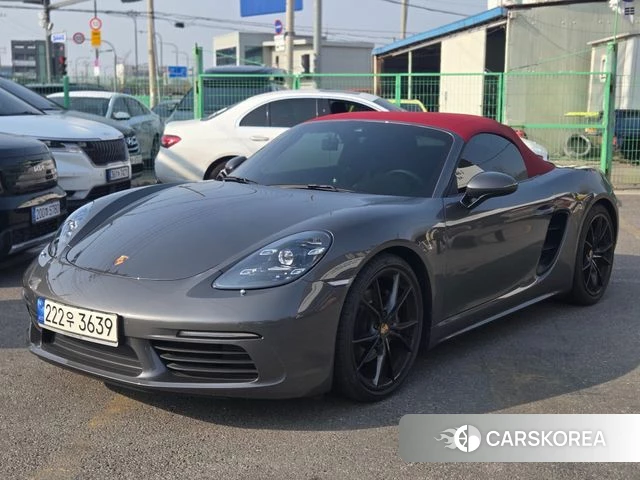 Porsche 718 Boxster 2021 Серый из Кореи