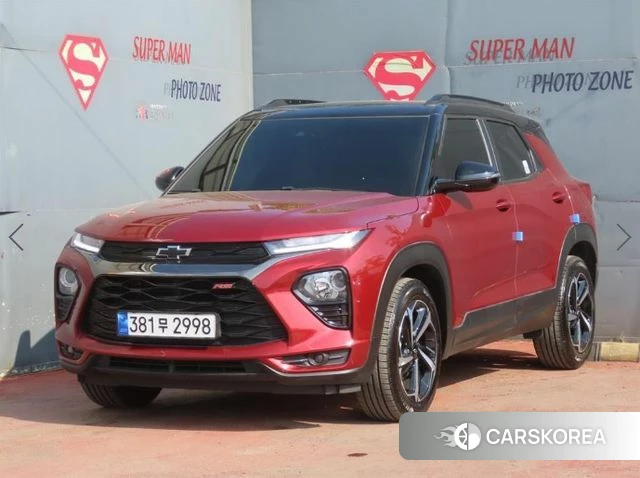 Chevrolet (GM Daewoo) Trailblazer 2022 Красный из Кореи