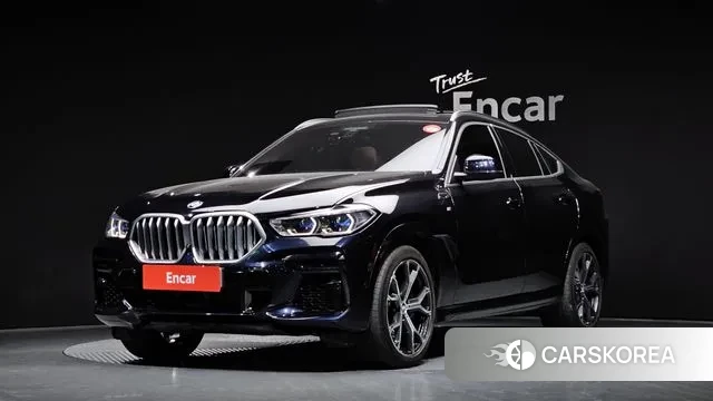 BMW X6 (G06) 2021 Черный из Кореи