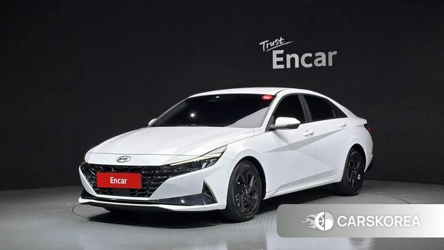 Hyundai Avante (CN7) 2020 Белый из Кореи