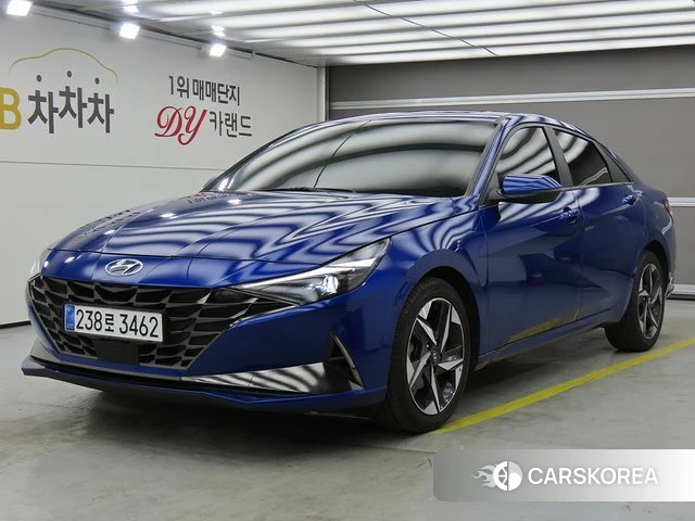 Hyundai Avante (CN7) 2020 Синий из Кореи