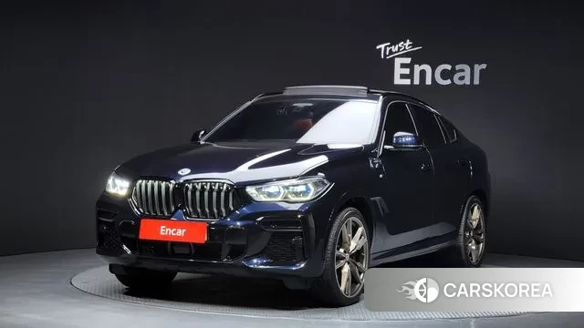 BMW X6 (G06) 2023 Черный из Кореи