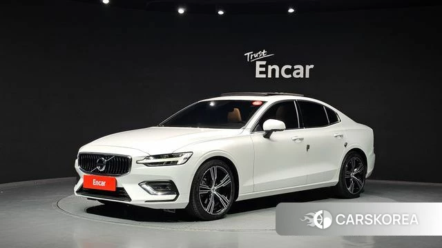 Volvo S60 3rd generation 2021 Белый из Кореи