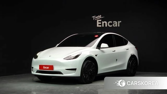 Tesla Model Y 2023 Белый из Кореи