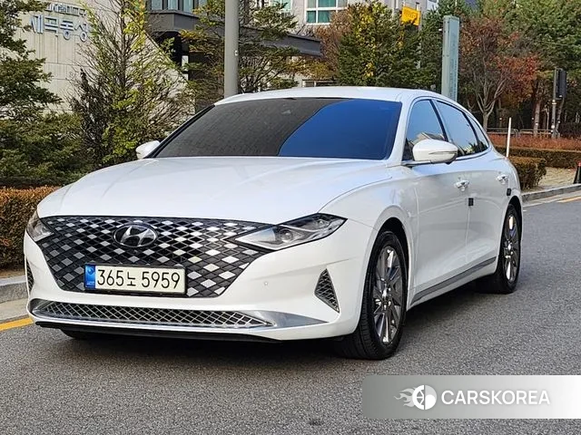 Hyundai The New Grandeur IG Hybrid 2021 Белый из Кореи