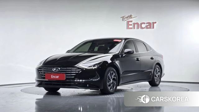 Hyundai Sonata Hybrid (DN8) 2022 Черный из Кореи