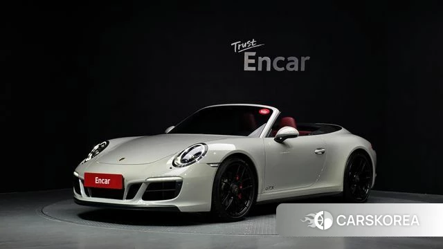 Porsche 911 2018 Серебристо-серый из Кореи
