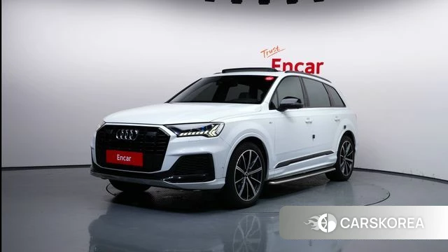 Audi Q7 (4M) 2021 Белый из Кореи