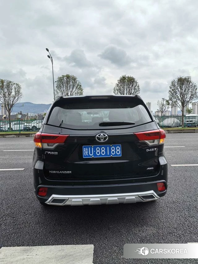Toyota Highlander 2021 Черный из Китая
