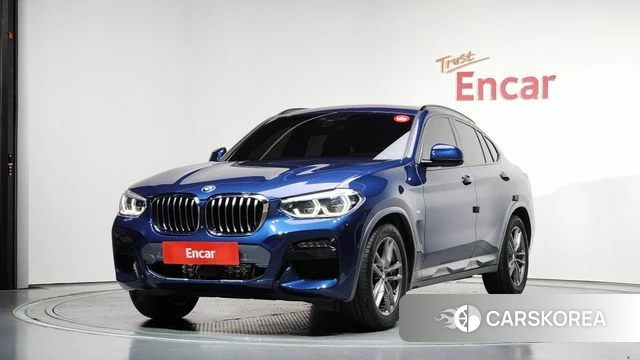 BMW X4 (G02) 2020 Синий из Кореи