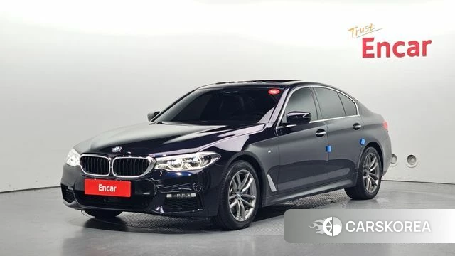 BMW 5 Series (G30) 2018 Синий из Кореи