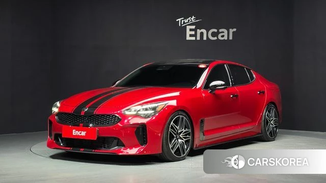 Kia Stinger Meister 2021 Красный из Кореи