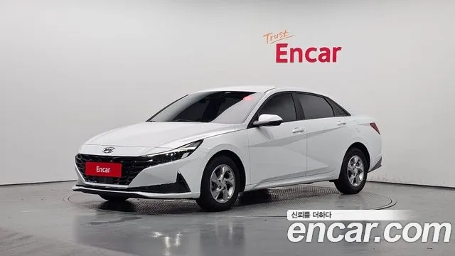 Hyundai Avante (CN7) 2021 Белый из Кореи