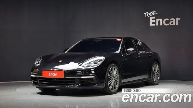 Porsche Panamera (971) 2018 Черный из Кореи