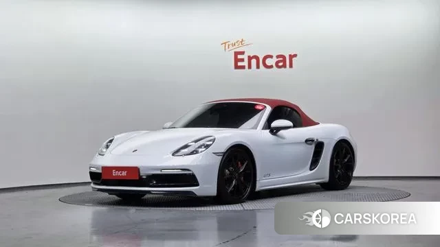 Porsche 718 Boxster 2019 Белый из Кореи