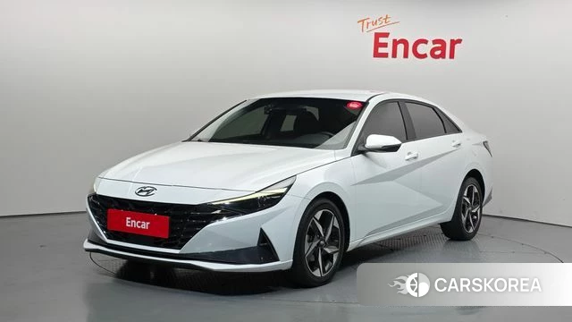Hyundai Avante (CN7) 2020 Белый из Кореи