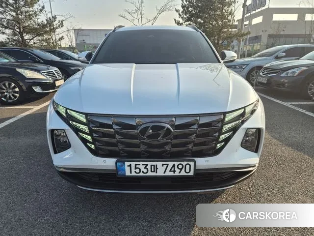 Hyundai Tucson Hybrid (NX4) 2021 Белый из Кореи