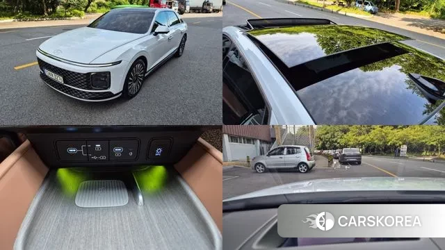 Hyundai Grandeur Hybrid (GN7) 2023 Белый из Кореи