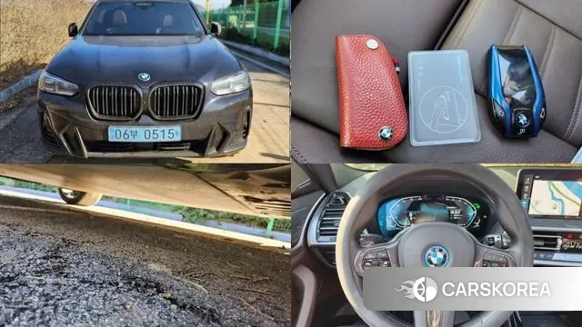 BMW iX3 2023 Черный из Кореи