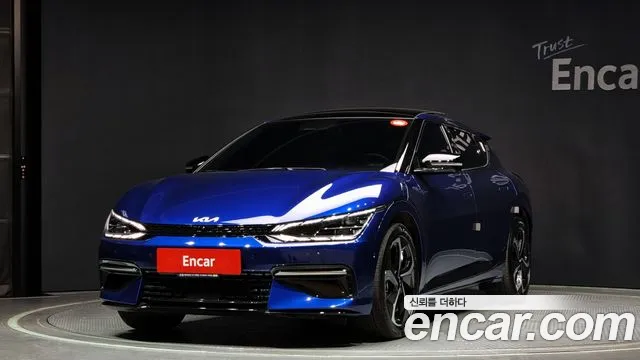 Kia EV6 2023 Синий из Кореи