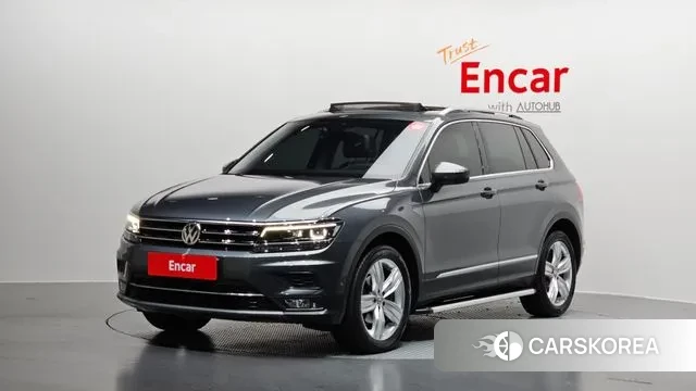 Volkswagen Tiguan second Generation 2020 Серый из Кореи