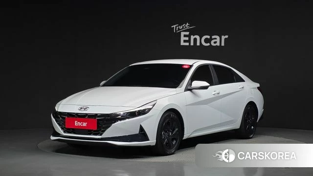 Hyundai Avante (CN7) 2022 Белый из Кореи
