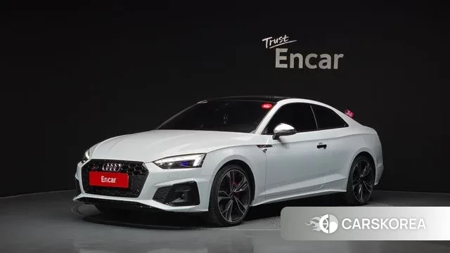 Audi S5 (B10) 2022 Белый из Кореи