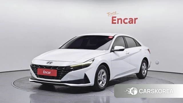 Hyundai Avante (CN7) 2021 Белый из Кореи