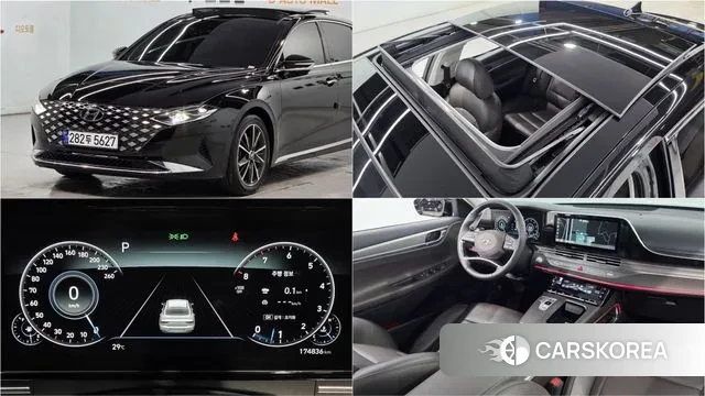 Hyundai The New Grandeur IG 2021 Черный из Кореи