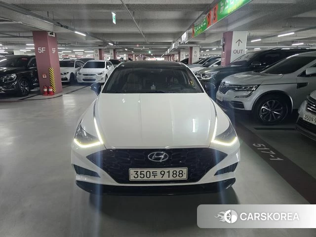 Hyundai Sonata (DN8) 2022 Белый из Кореи