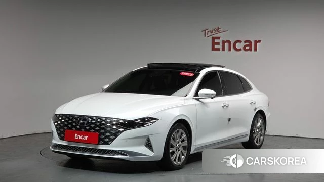 Hyundai The New Grandeur IG Hybrid 2021 Белый из Кореи