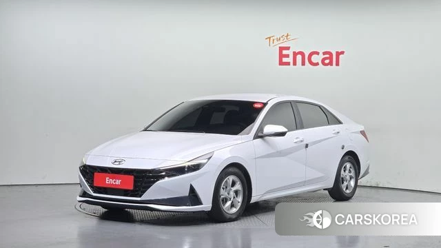 Hyundai Avante (CN7) 2022 Белый из Кореи