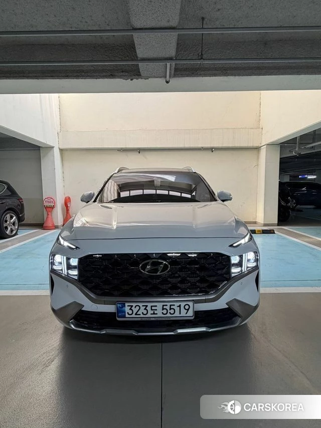 Hyundai The New Santa Fe 2023 Белый из Кореи