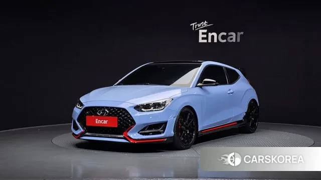 Hyundai Veloster (JS) 2019 Небесно-голубой из Кореи