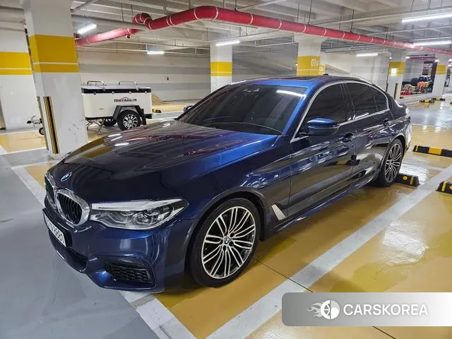 BMW 5 Series (G30) 2019 Синий из Кореи