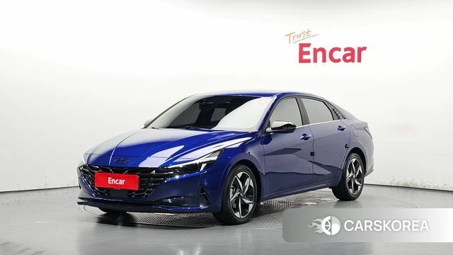 Hyundai Avante (CN7) 2020 Синий из Кореи