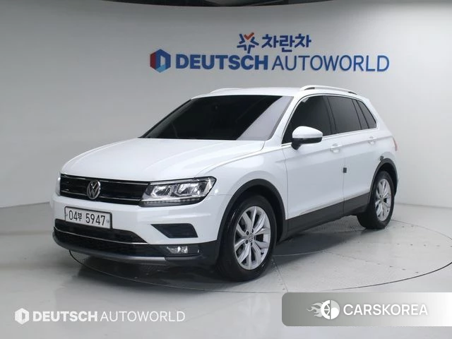 Volkswagen Tiguan second Generation 2018 Белый из Кореи