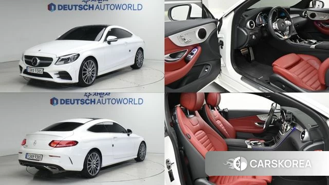 Mercedes-Benz C-Class W205 2022 Белый из Кореи
