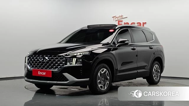 Hyundai The New Santa Fe 2021 Черный из Кореи