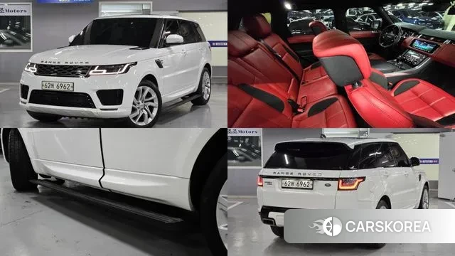 Land Rover Range Rover Sport 2nd Generation 2019 Белый из Кореи