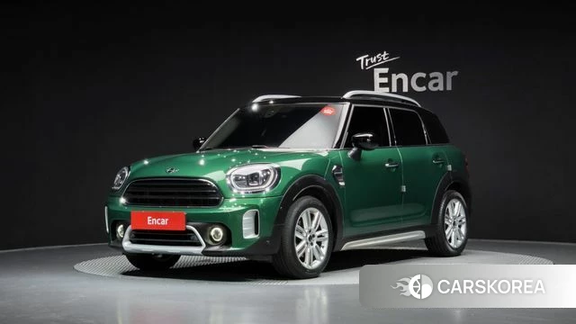 Mini Cooper Countryman 2023 Зеленый из Кореи